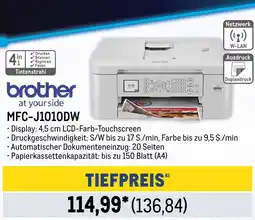 METRO brother at your side MFC-J1010DW Angebot