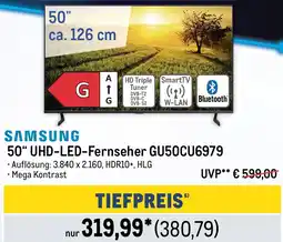 METRO SAMSUNG 50" UHD-LED-Fernseher GU50CU6979 Angebot