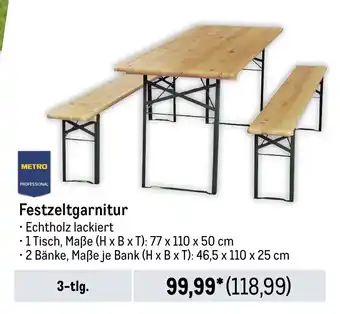 METRO METRO Chef Festzeltgarnitur Angebot