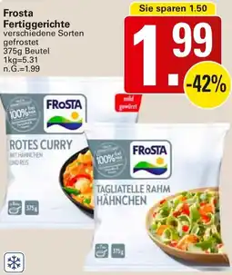 WEZ Frosta Fertiggerichte Angebot