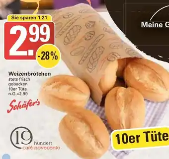 WEZ Weizenbrötchen Schäfer's Angebot