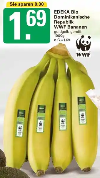 WEZ EDEKA Bio Dominikanische Republik WWF Bananen Angebot