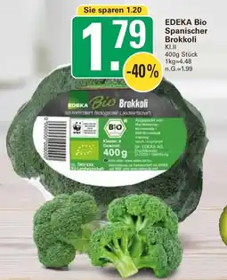 WEZ EDEKA Bio Spanischer Brokkoli Angebot