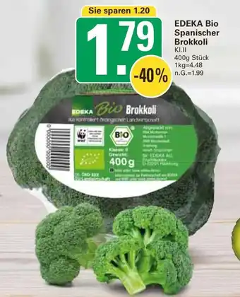 WEZ EDEKA Bio Spanischer Brokkoli Angebot