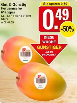 WEZ Gut & Günstig Peruanische Mangos Angebot