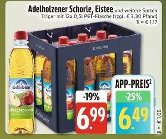 Edeka Xpress Adelholzener schorle, eistee und weitere sorten Angebot