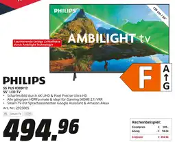 MediaMarkt Philips 55 pus 8309/12 55 led tv Angebot