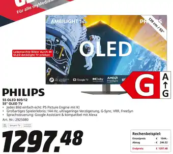 MediaMarkt Philips 55 oled 809/12 55 oled tv Angebot