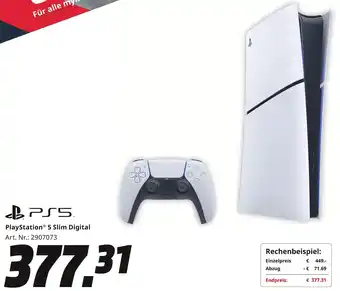 MediaMarkt Sony playstation 5 slim digital Angebot