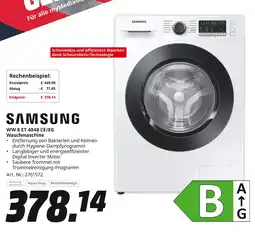 MediaMarkt Samsung ww 8 et 4048 ce/eg waschmaschine Angebot