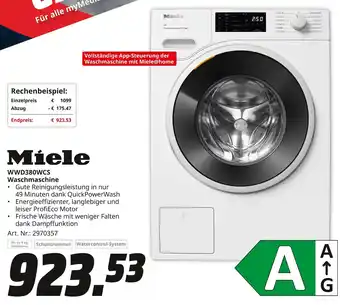 MediaMarkt Miele wwd380wcs waschmaschine Angebot