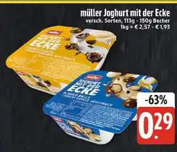 Edeka Xpress Müller joghurt mit der ecke Angebot