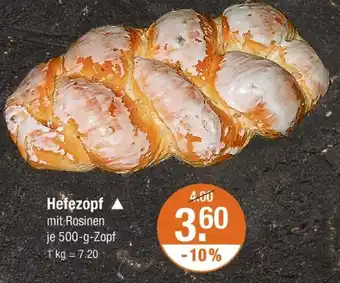 V Markt Hefezopf Angebot