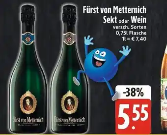 Edeka Xpress Fürst von metternich sekt oder wein Angebot