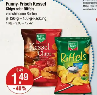 V Markt Funny-frisch chips oder riffels Angebot