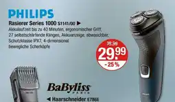 V Markt Philips rasierer series 1000 s1141/00 Angebot