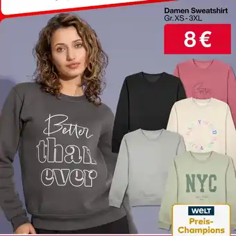 Woolworth Damen sweatshirt Angebot