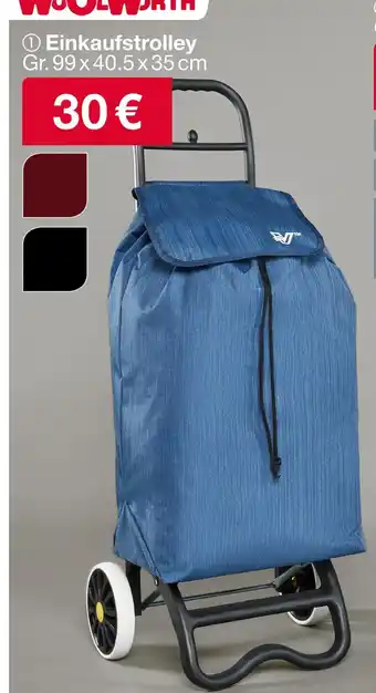 Woolworth Verage einkaufstrolley Angebot