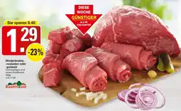 WEZ Bauern Gut Rinderbraten, -rouladen oder -gulasch Angebot