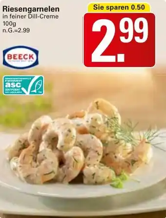 WEZ BEECK Riesengarnelen Angebot