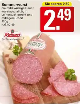 WEZ Reinert Sommerwurst Angebot