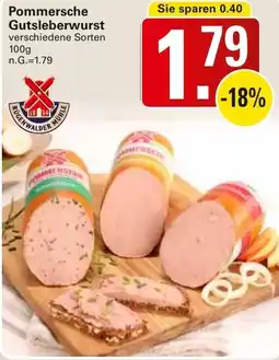 WEZ RUGENWALDER Pommersche Gutsleberwurst Angebot