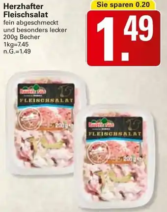WEZ Bauern Gut Herzhafter Fleischsalat Angebot
