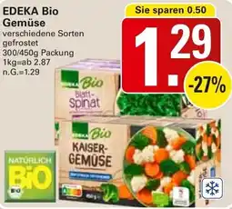 WEZ EDEKA Bio Gemüse Angebot