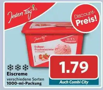 Combi Jeden Tag Eiscreme Angebot