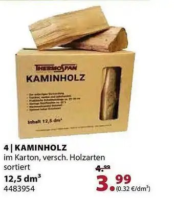 Dehner Kaminholz Angebot