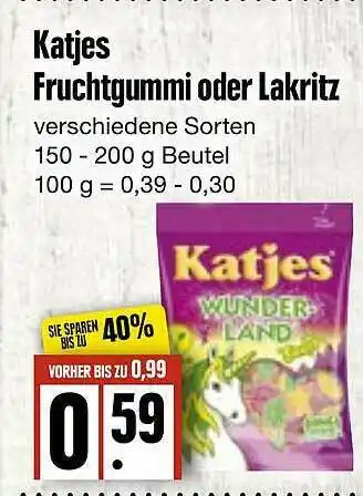 Edeka Frischemarkt Katjes Fruchtgummi Oder Lakritz Angebot