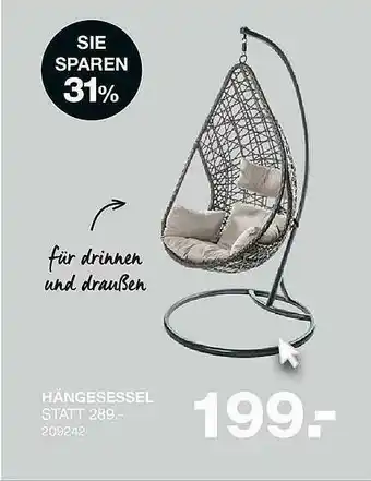 Hofmeister Hängesessel Angebot