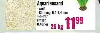 Hornbach Aquariensand Angebot