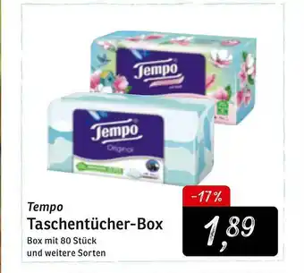 KONSUM Tempo Taschentücher-box Angebot