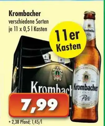 Lösch Depot Krombacher Verschiedene Sorten Angebot