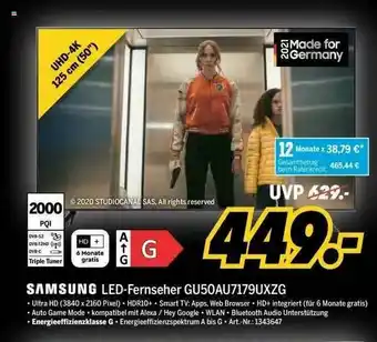 MEDIMAX Samsung Led-fernseher Gu50au7179uxzg Angebot