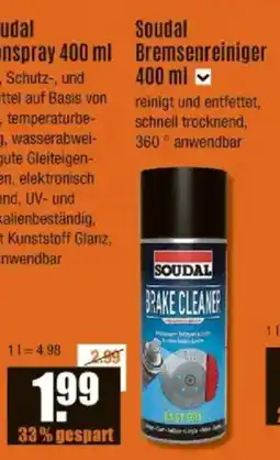 V Baumarkt Soudal Bremsenreiniger Angebot