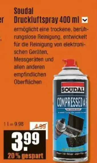 V Baumarkt Soudal Druckluftspray Angebot