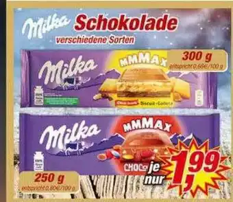 Posten Börse Milka Schokolade Angebot