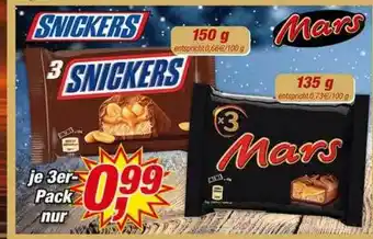 Posten Börse Snickers Angebot