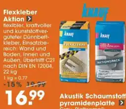 V Baumarkt KNAUF Flexkleber Aktion Angebot