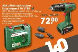 V Baumarkt BOSCH Akku-Bohrschrauber EasyImpact 18 V-38 Angebot