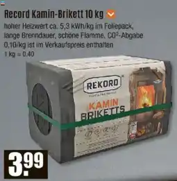 V Baumarkt Record Kamin-Brikett Angebot