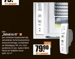 V Baumarkt SCHELLENBERG „Rollodrive 45" Angebot