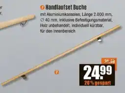 V Baumarkt Handlaufset Buche Angebot