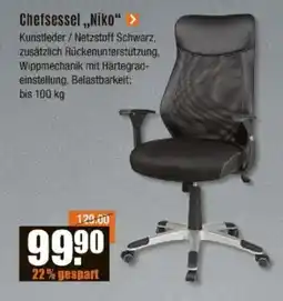 V Baumarkt Chefsessel ,,Niko" Angebot