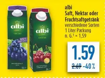 diska albi Saft, Nektar oder Fruchtsaftgetränk Angebot