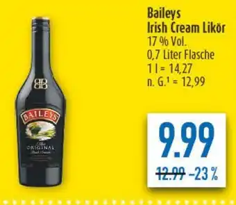 diska Baileys Irish Cream Likör Angebot