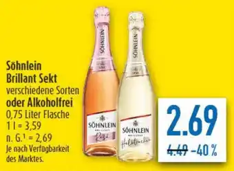 diska Söhnlein Brillant Sekt Angebot