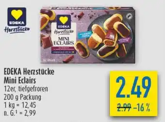 diska EDEKA Herzstücke Mini Eclairs Angebot